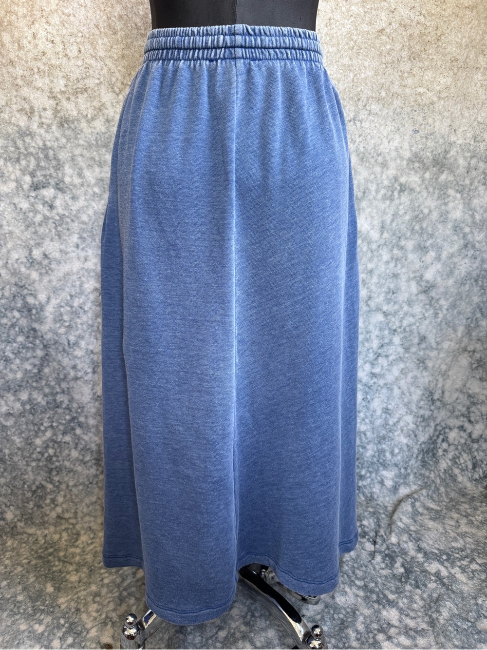 FP Movement Denim Blue Terry Skirt - S - Picture 5 of 8